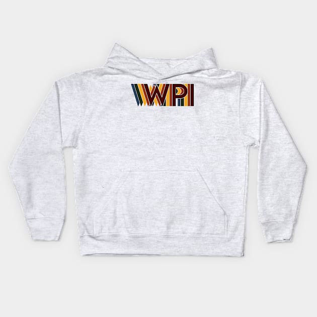 WPI Rainbow Kids Hoodie by Rosemogo